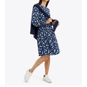 Draper James Kitty Dress in Magnolia Long Sleeve Floral Print M